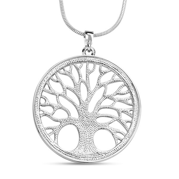 Wei&szlig;er Kristall-Anh&auml;nger mit Kette - 5 ct. image number 4