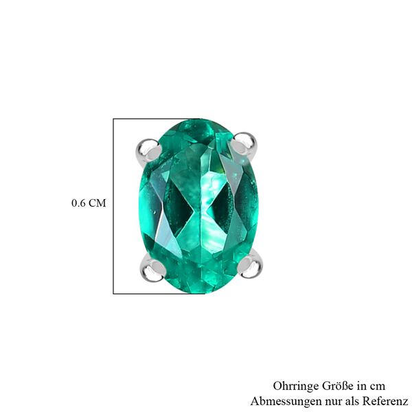 LUXURIANT AAA Labor kolumbianische Smaragd Ohrringe - 0,96 ct. image number 5