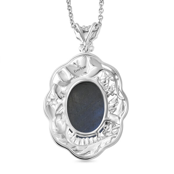 EVER TRUE AAA Labradorit Schmuckset ca. 50 cm ca. 13,60 ct. image number 4