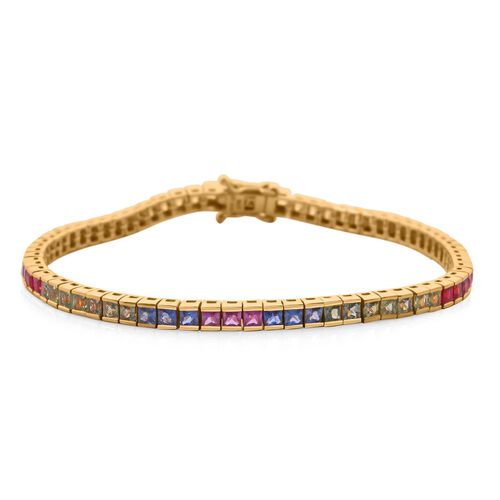 AA mehrfarbiges Saphir Armband - 8,45 ct. image number 0