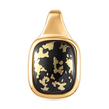 Goldenite Anh&auml;nger 925 Silber 750 Gelbgold Vermeil ca. 4,86 ct.