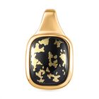 Goldenite Anhänger 925 Silber 750 Gelbgold Vermeil ca. 4,86 ct.