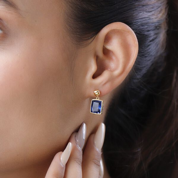 Ceylonfarbene Quarz-Ohrringe - 6,58 ct.&nbsp; image number 3