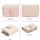 2-teiliges Geldbörsen-Set im Krokoprägungs-Design, Lange Geldbörse 20x10x3 cm und Bifold-Geldbörse 12x9x3,5 cm, Beige image number 5