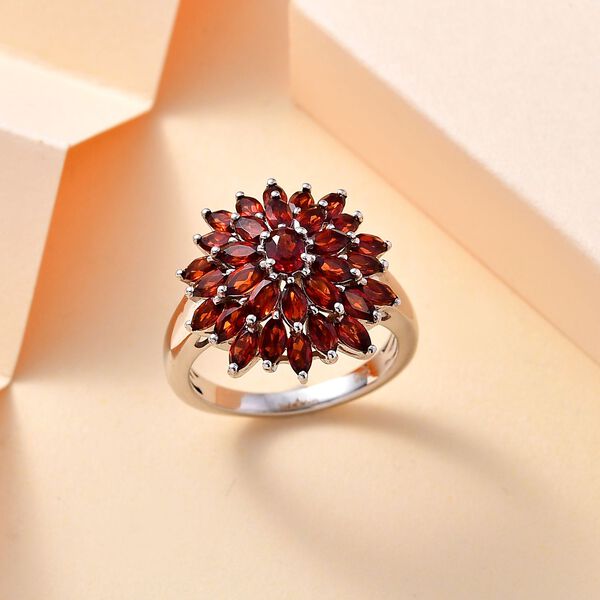 Mosambik Granat Ring - 3,25 ct. image number 2