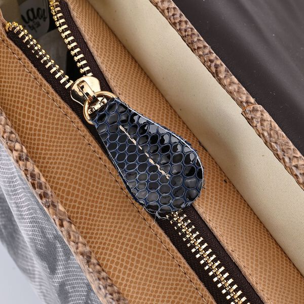 Chaos by Elsie, Echtleder Crossbody Tasche, Leopardenmuster image number 6