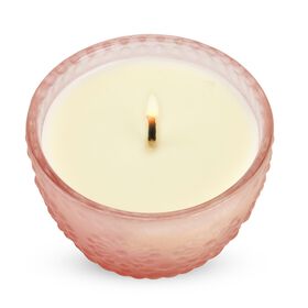 Premium Kollektion: Handgefertige Duftkerze im Glasgefäß, 18h Brenndauer, Rosa