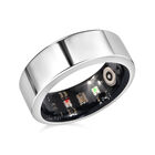 Soul Smart - V1 Smart Ring, Edelstahl, G-Sensor, Herzfrequenzsensor, Reiner Edelstahl, (Größe 21.00)