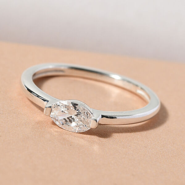 LUSTRO STELLA - feinster Zirkonia-Ring, 925 Silber image number 2