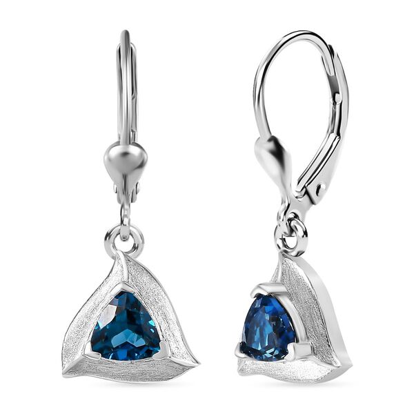 AA London Blautopas Ohrringe - 1,15 ct.