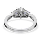 AA Tansanit-Ring, 925 Silber platiniert  ca. 0,58 ct image number 5