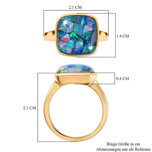 Mosaik Opal Ring - 5,45 ct. image number 6