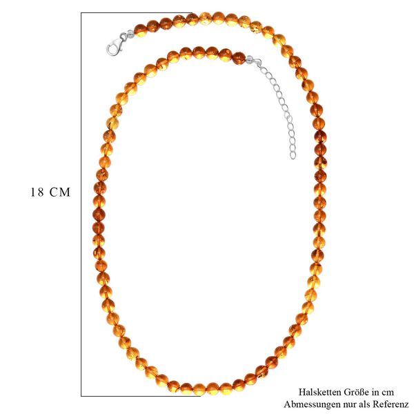 Bernstein Halskette, 50 cm - 52 ct. image number 6