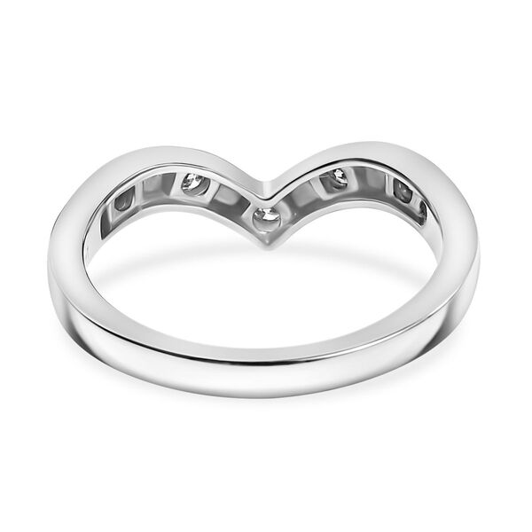 LUXURIANT SI-GH Labor Diamant Ring, 925 Silber rhodiniert - 0,20 ct. image number 6