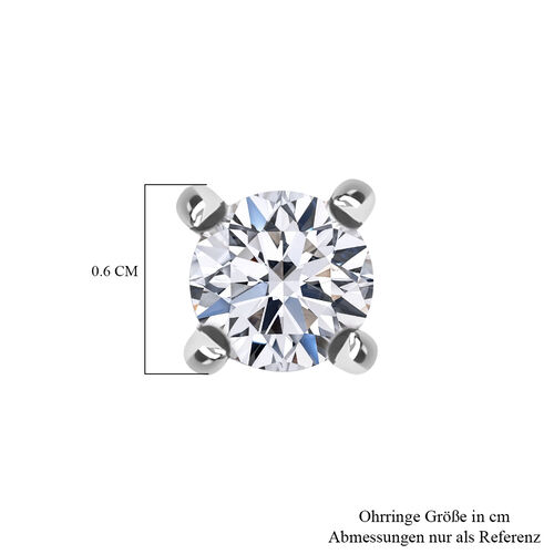 LUXURIANT DIAMOND- IGI zertifizierte SI-GH Labor Diamant Ohrringe- 0,50 ct. image number 5