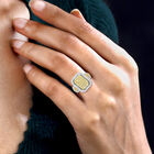 LUXORO Natürlicher gelber Diamant Ring, I1 SGL zertifiziert, 585 Gold (Größe 16.00) ca. 1.00 ct image number 2