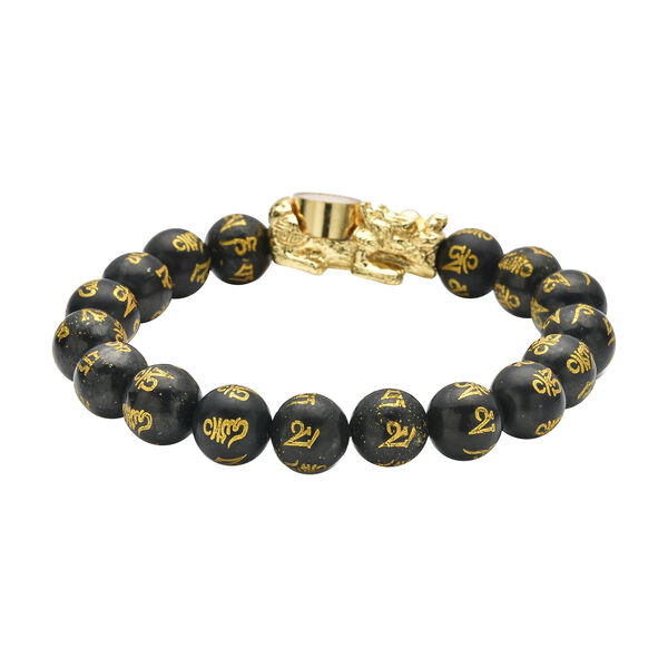 Feng shui Shungit Armband, 18 cm - 70 ct. image number 5