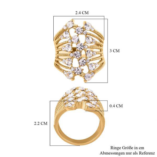 Weißer Kristall-Ring image number 7
