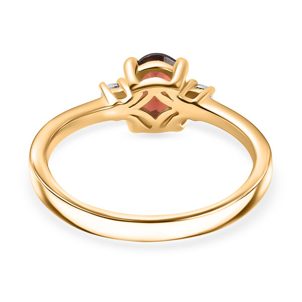 EverTrue Mosambik Granat und Diamant Ring - 0,92 ct. image number 5