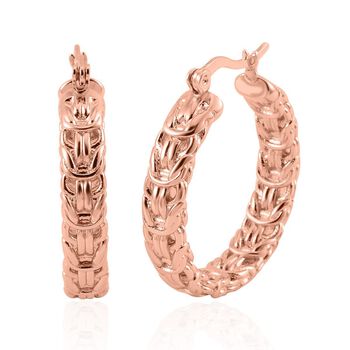 Byzantinische K&ouml;nigscreolen, ca. 16,00g, Ros&eacute;farben