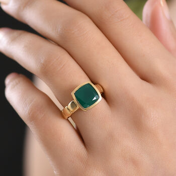 EverTrue Verde Onyx Ring - 4,96 ct.