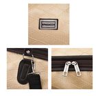 Weekender Reisetasche, 45x33x22cm, Rautenmuster, Creme image number 4