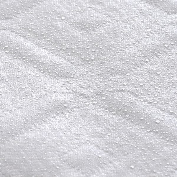 LIVMORE Silberbeschichteter Wasserdichter Matratzenschoner ca. 150 x 200 + 30 cm Wei&szlig; image number 4