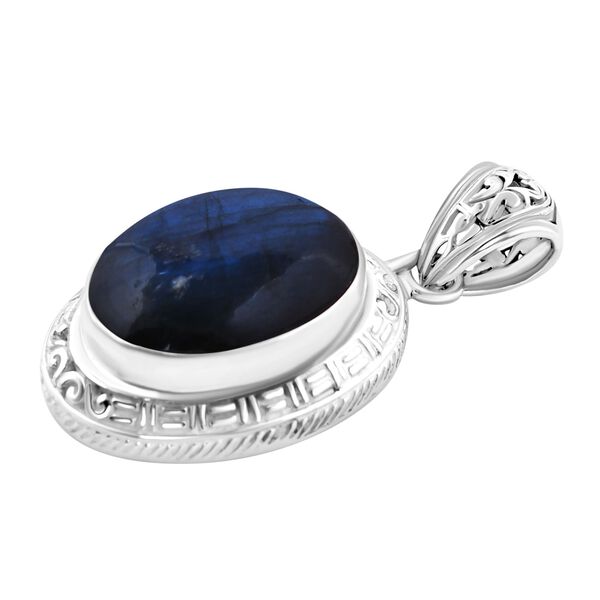 Labradorit Anh&auml;nger 925 Silber ca. 16,06 ct. image number 4