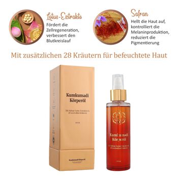 SQIN Botanicals- Kumkumadi K&ouml;rper&ouml;l, 100ml