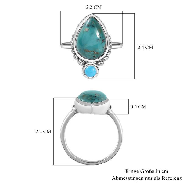 Sierra Nevada T&uuml;rkis und Sleeping Beauty T&uuml;rkis Ring - 5,50 ct. image number 7