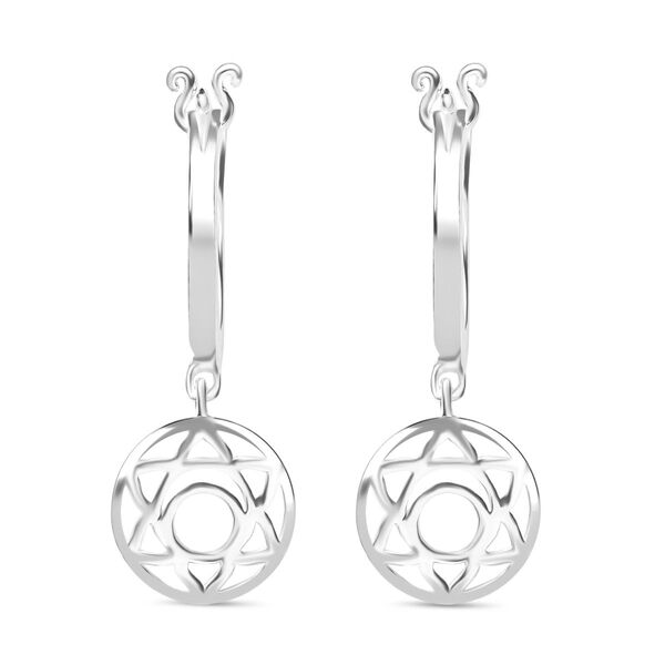 Hexagramm Ohrringe in 925 Silber image number 6