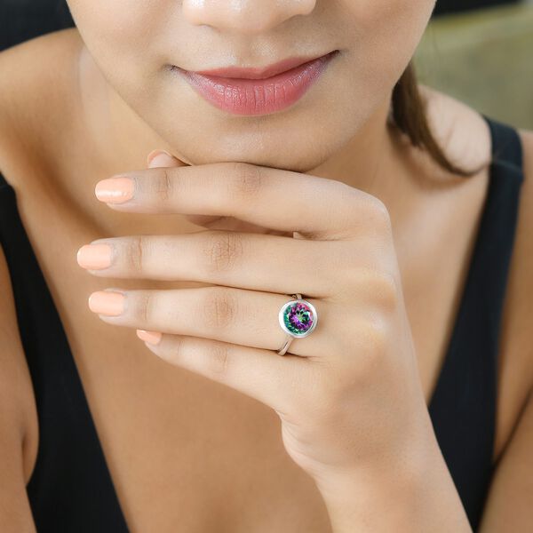 Nordlicht mystischer Topas-Ring - 4,39 ct. image number 3