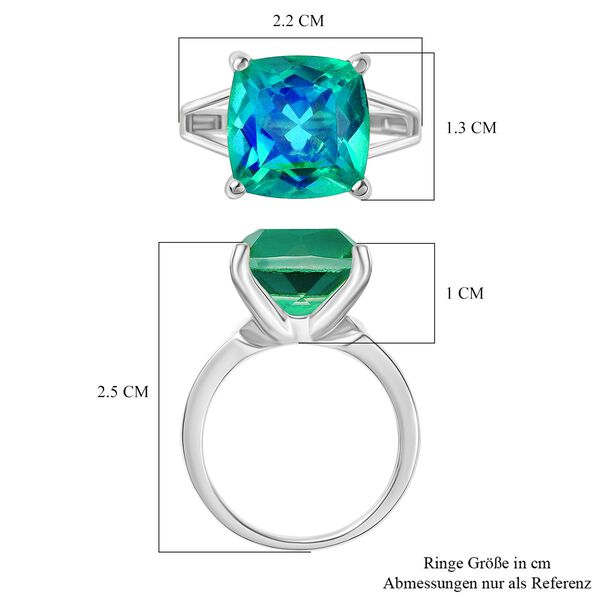 D’Joy Pfau Triplett Quarz Ring, 925 Silber rhodiniert - 7,86 ct. image number 7