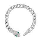 Glas, Weißer Kristall Armband ca. 26.75 cm