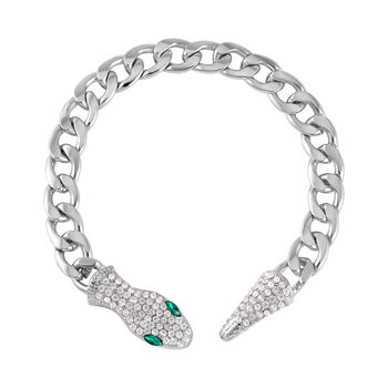 Glas, Wei&szlig;er Kristall Armband ca. 26.75 cm