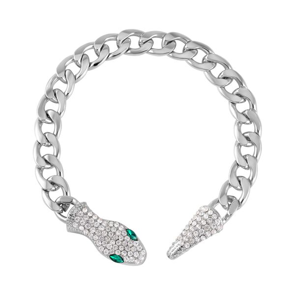 Glas, Wei&szlig;er Kristall Armband ca. 26.75 cm