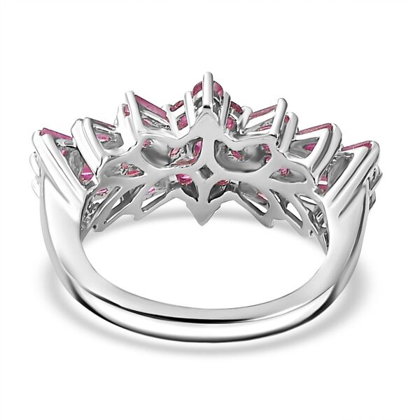 AA Afrikanischer Rubin-Ring, 925 Silber 750 rhodiniert - 1,87 ct. image number 6