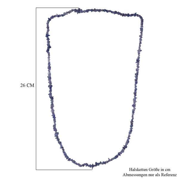 Tansanit Kette 70 cm ca. 132.00 ct image number 5