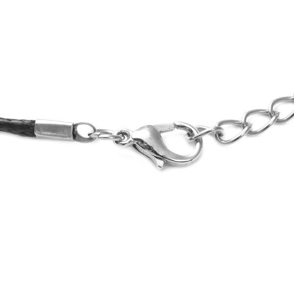 Labradorit-Anh&auml;nger mit Kette, 45+5 cm, Messing ca. 28,50 ct image number 4