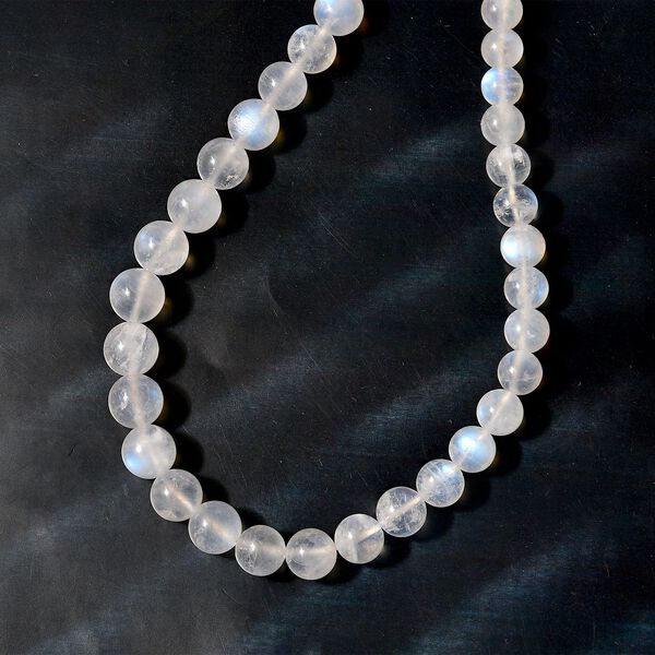 D'Joy Regenbogen Mondstein Halskette, 45 cm - 210 ct. image number 9