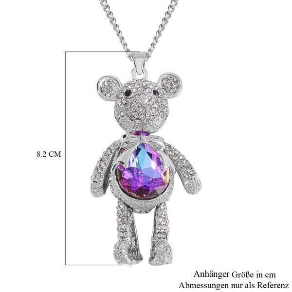 Lila Kristall, Schwarzer Kristall Halskette, ca. 73.75cm image number 7