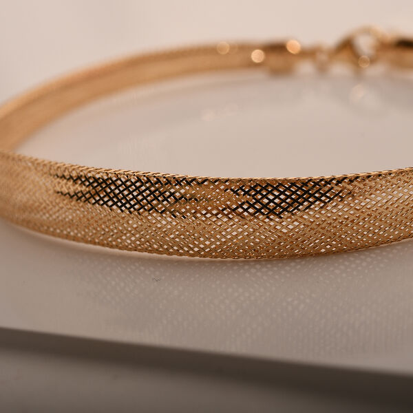 Armband im Netz-Design, 585 Gold, 18+2,5 cm image number 2
