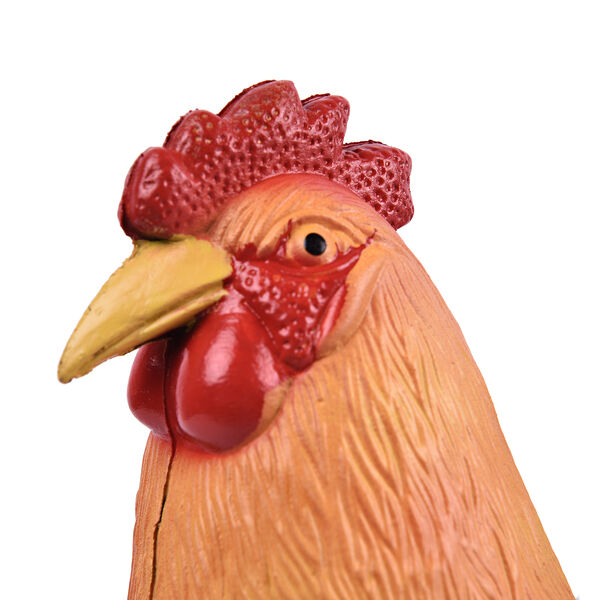 Hahn Gartendekoration, Orange, Schwarz und Blau image number 2