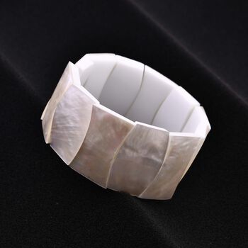Royal Bali Kollektion- Flexibles Perlmutt-Armband - 0,10 ct.