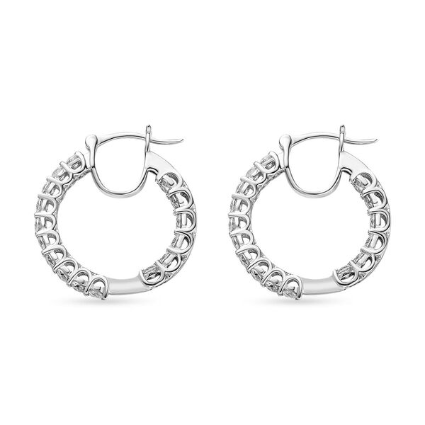 Moissanit Inside Out Creolen - 2,88 ct. image number 3