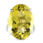Ouro Verde-Quarz Ring 925 Silber platiniert  ca. 29,51 ct image number 0