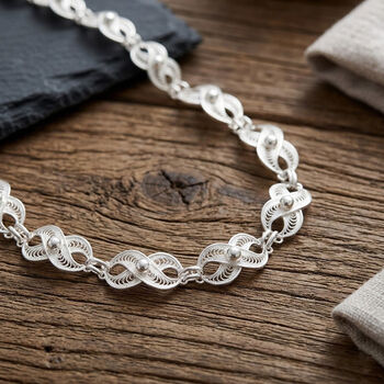 Royal Bali 925 Silber Halskette ca. 50 cm ca. 20,51g