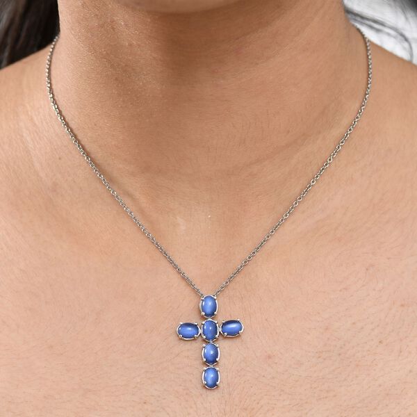 D'Joy Aurora Mondstein Anh&auml;nger, 925 Silber 750 vergoldet - 5,84 ct. image number 2