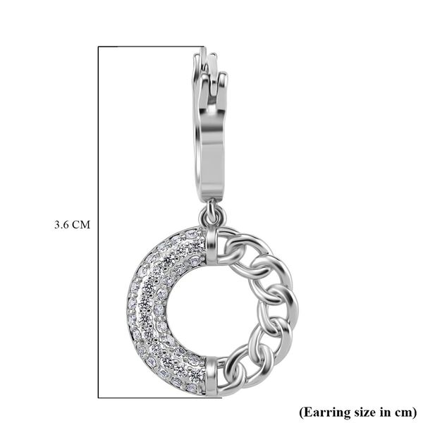 Weißer Zirkonia Ohrringe Nickelfreies Messing Standard 0.10 ct image number 6