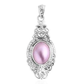 Royal Bali - Rosa Mabe Perle Anhänger 925 Silber